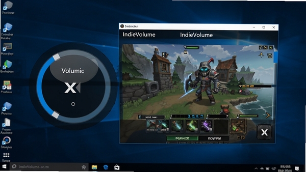IndieVolume����������Windows���棬��ʾ��������������������棬����Ϊ��Ϸ���棬��ʾ�ʰ����������ƺ͹���