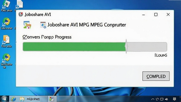 Joboshare AVI MPEG Converterʵ�ٽ�ͼ��չʾת�������������״̬������Ϊ��������