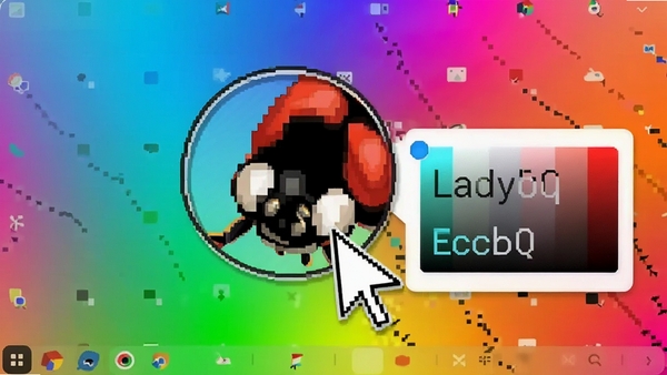 Ladybug on desktop����ɫʰȡ������ʾ�����ָ�봦�Ŵ���ʾ���ص㣬��������ɫ������壬����Ϊ��ɫ����ͼ����ͻ�Ծ�׼ȡɫ������