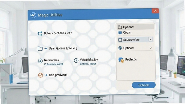 Magic Utilities�����򵼽��棬չʾ��װ������ѡ��������������ͻ���û��Ѻ���