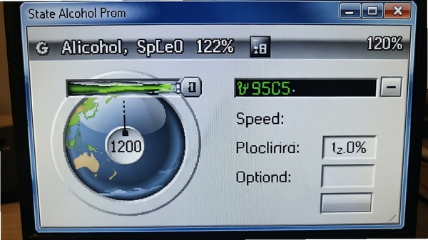 �ƾ���Alcohol��120%��¼���ý��棬��ʾ��¼�ٶ���У��ѡ��