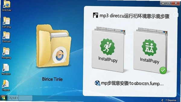 mp3 directcut���л���ʾ�⣬��������ͼ�꣬�Ա��б����ļ��ļ��к����пⰲװ������ʾ��װ����