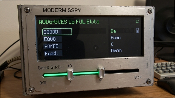 Modem Spy��Ƶ����������壬��ʾ���ָ�ʽѡ���������ڻ���
