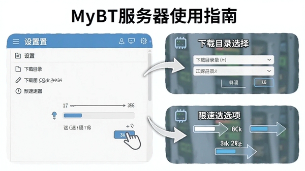 MyBT������ʹ��ָ�ϲ�ͼ��չʾ���ý��桢����Ŀ¼ѡ������ѡ���ͼ����������ָ�����