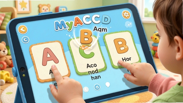 MyABCD��ĸѧϰ������������������ָ�����ĸ��Ƭ����ĸ���������ͷ�����ʾ