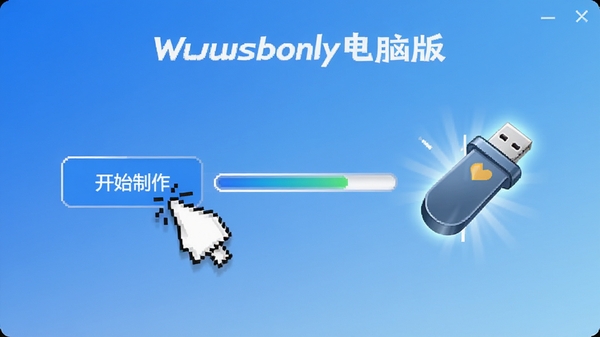 Myusbonly���԰�һ�����������̵Ķ�����ʾ�����������ʼ��������ť������������ǰ����U��ͼ�����𣬱���Ϊ��Լ����ɫ���䣬ͻ����ݸ�Ч���ص�