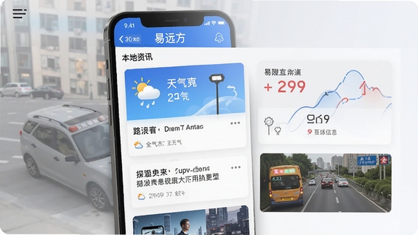 ��Զ��APP������ѶƵ�����棬չʾ���ſ�Ƭ��������������·����ʵ����Ϣģ�飬����ִ�