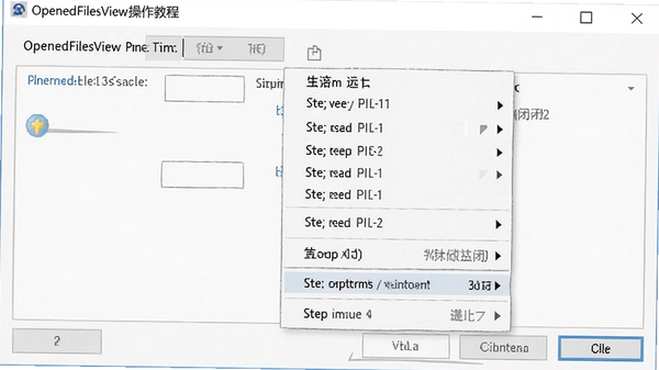 OpenedFilesView�����̳̽�ͼ��չʾ�Ҽ��˵���ִ�йرվ�������Ĺ��̣�����������������ȷ