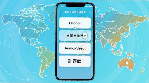 ǣ�Զ����Ի��빦�ܽ��棬�ֻ���Ļ����չʾ��Ӣ�պ��Ĺ������л��ķ��뿨Ƭ�������������ͼ�ĳ���������ɫ���������죬����ȫ�������ԡ�
