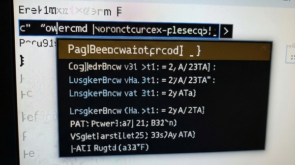 Powercmd�����Զ���ȫ������д����������ʱ�������������б���������������Ͳ���˵�������������ʾƥ�䲿��