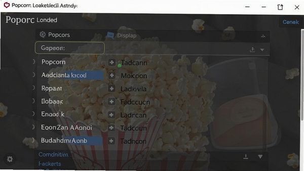 Popcorn������Ļƥ�书�ܣ���Ļ�б���ʾ��������ѡ����ѳɹ�����