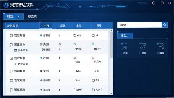 �淶�Ǵ����������ͼ��չʾ�淶�б�����������ɫ�Ƽ��з��
