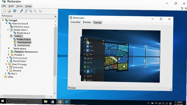 Restorator ����������չʾ�������Դ�����Ҳ�Ԥ�������ִ�Windows��񣬸����ͼ