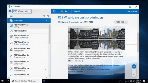 һ��չʾRSS Wizard��Windows���������еĽ����ͼ�����Ϊ�����б����Ҳ�Ϊ�����Ķ���ͼ���������ִ���࣬�������������ɼ�������ɫ��������Ϊ�������ָ�Ч��רҵ�С�