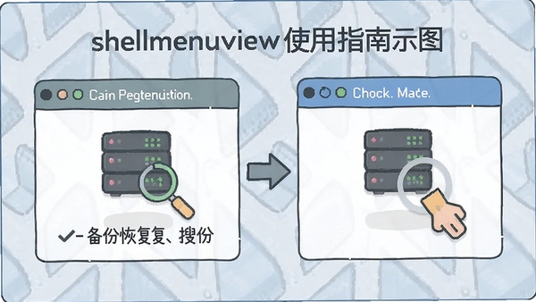 shellmenuviewʹ��ָ��ʾ��ͼ��չʾ���ݻָ�����������