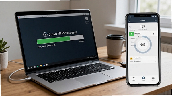 Smart NTFS Recovery�����ڱʼǱ������ϵ�ʵ�ĳ�������Ļ��ʾ�ָ�����������Χ�������࣬ͬʱ���ֻ���Զ�̿��ƽ���ʾ��