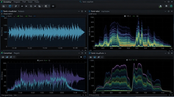 sonic visualiser������չʾ��Ƶ������Ƶ�׷���ͼ����������רҵ���ര�ڲ���չʾ��ͬ������ͼ���ִ��е���ɫUI��ƣ��Ƽ���ʮ��