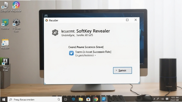 SoftKey Revealer���н�����ʾ��Կ�����ɹ���ʾ���ļ����洰�ڵ���������Ϊ���滷�������������������Ѻ�