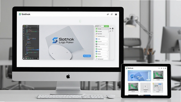 һ��չʾSothink Logo Maker�ڵ��������еĽ�ͼ�������������Ա߷���һ̨ƽ����ԣ���ʾ��ͨ��Զ�̿���ʹ�ã����峡���ִ��칫���