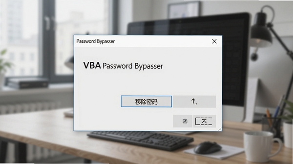 ���һ��VBA Password Bypasser���������ͼ��չʾ���Ĺ��ߴ��ں͡��Ƴ����롱��ť������Ϊ�칫������ͻ��������רҵ�Ժ������ԡ�