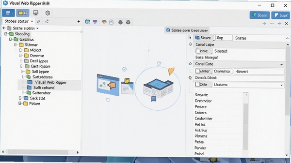 Visual Web Ripper�������ͼ��չʾ���ӻ�ץȡ��������������վ��ṹ�����Ҳ������ֶ�ӳ����壬�������ִ���࣬ɫ��������ͻ������רҵ�Ժ������ԡ�