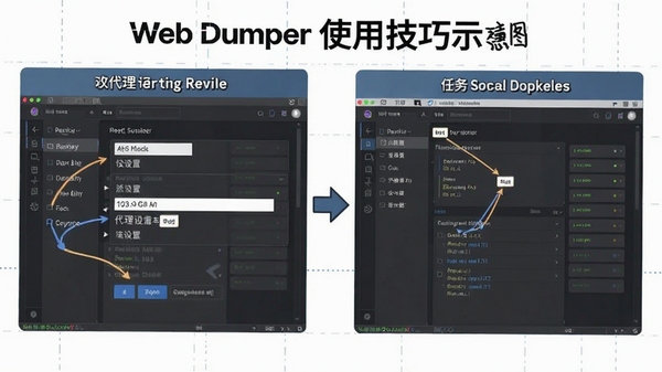 Web Dumperʹ�ü���ʾ��ͼ��չʾ�������ú�����������ý���