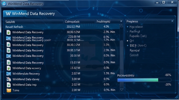 WinMend Data Recovery���ɨ����̣��ļ��б�ʵʱˢ�£���������ٷֱ������ɼ���������ɫ�Ƽ���