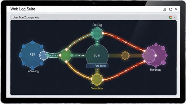 Web Log Suite�����û�·������ģ�飬չʾ�û�����Դҳ�浽Ŀ��ҳ�������ͼ���ڵ��С���������������ߴ�ϸ������ת������ɫ�����ޣ�������ǿ