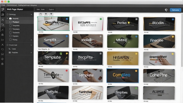 Web Page Maker�������ͼ��չʾ��קʽ�༭���ͷḻ��ģ���