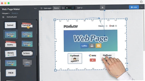 Web Page Maker��ק������ʾ���û���������������༭����