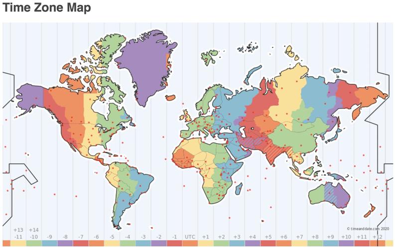 ����ʱ��Earth time zone-��ʱ���������ֽ�ͼ