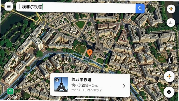���ǵ�ͼ������APP�ĵص��������棬�����������롰���ƶ����������·���ʾ��ͼ��ǵ��������Ϣ��Ƭ������Ϊ�Ŵ�İ�������Ӱ����ֲ�뽨�������ɱ档