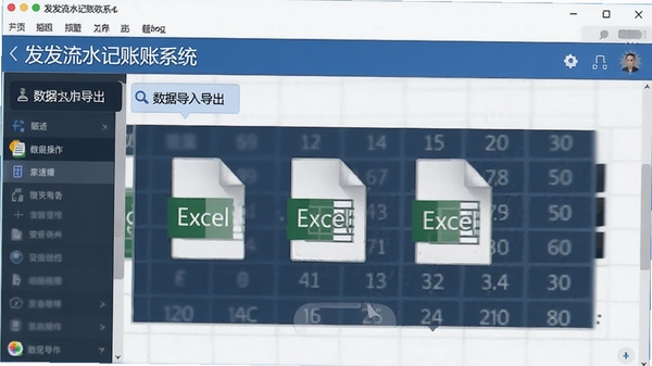 ������ˮ����ϵͳ���ݵ��뵼�����棬չʾExcel�ļ�����ѡ��