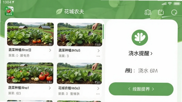 ����ũ��app�����ͼ��չʾ�߲���ֲ�б��ͽ�ˮ���ѹ��ܣ����������Ȼ