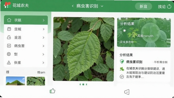 ����ũ��app�Ĳ��溦ʶ����棬�ϴ�ҶƬ��Ƭ����ʾ��������ͷ��ν���