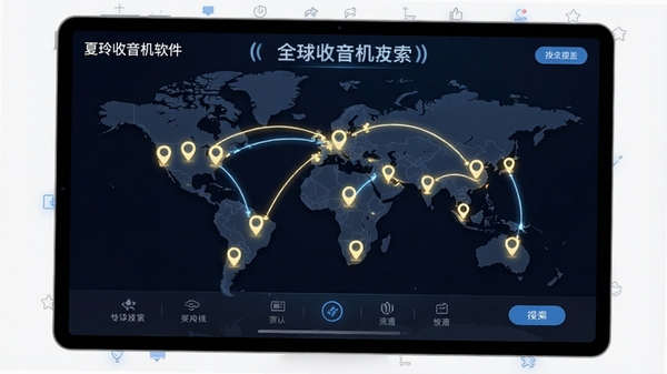 ��������������չʾȫ���̨�������棬��ͼ�����Ϸֲ��ŷ��ⶨλ�㣬����ȫ���źŸ��ǣ��������ִ�