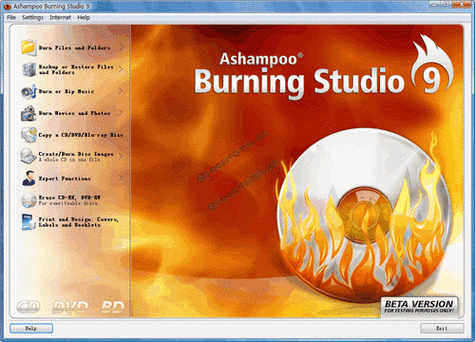 Ashampoo Burning Studio-ȫ�ܹ��̿�¼���߽�ͼ1