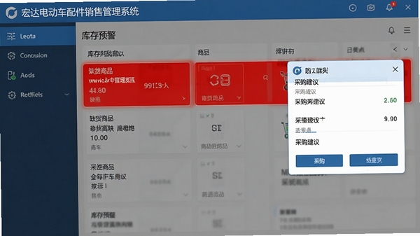 ���綯��������۹���ϵͳ���Ԥ�����棬��ɫ����ȱ����Ʒ���Ա��вɹ����鵯��
