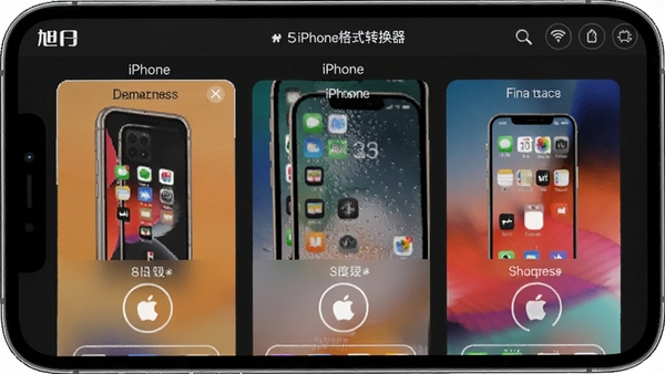 ����iphone��Ƶ��ʽת�����豸Ԥ��ѡ����棬չʾ��ͬiPhone�ͺŵ�Ԥ��ѡ��