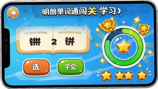 ���ʵ���ͨ����ѧϰ�����������������ƴд��ѡ�尴ť�ͻ��ֶ����������ã����н�����Ч�ͽ��Ȼ���ǿ����Ϸ��ѧϰ����