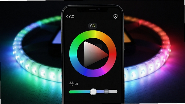 CC LED�ֻ�����ɫ�̵�ɫ���棬չʾɫ�������Ȼ��ˣ�����ΪRGB�ƴ�Ч��
