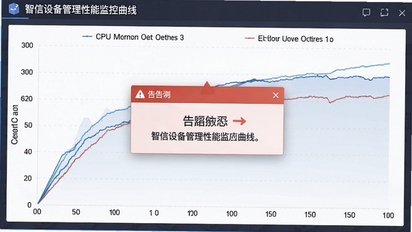 �����豸�������ܼ������ͼ��չʾCPU���ڴ�ռ�ñ仯���������澯֪ͨ����