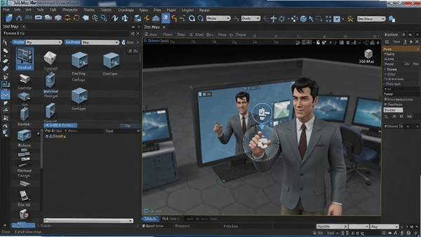 ����ĵ�֮3ds Maxƪ�������棬չʾ�������Դ���������3ds Max�ӿڽ����������Ƽ���������ɫ