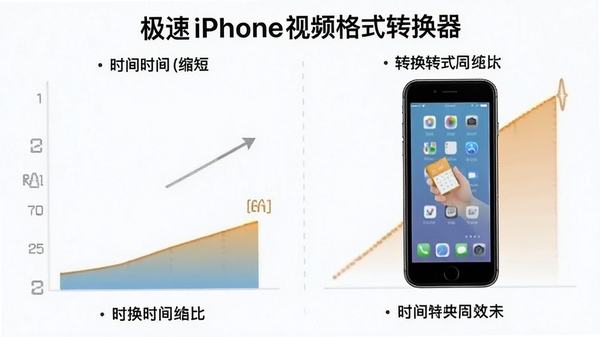 ����iphone��Ƶ��ʽת����ת���ٶȶԱ�ͼ����ʾʱ�����̵�ֱ��Ч��