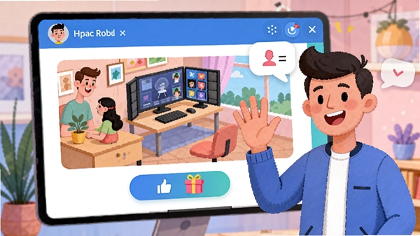 ���������ɾ����罻���棬չʾ��������ռ䣬�е��޺����ﰴť���û���ɫ�ڳ����л��ֻ��������������ã�ͻ���罻����