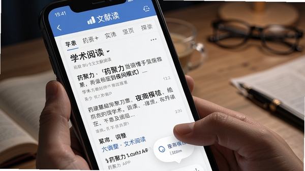 ҩ����APP�����Ķ����棬չʾѧ�������Ű棬֧�����������ҹ��ģʽ��Ӫ�����ʽ�Ķ����顣