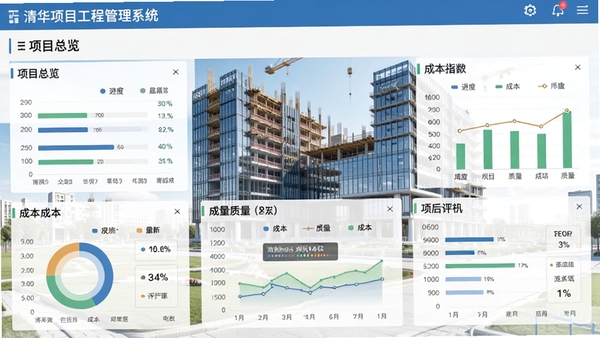 �廪��Ŀ���̹���ϵͳ�����ͼ��չʾ��Ŀ�����Ǳ��̣��������ȡ��ɱ��������Ⱥ���ָ��ͼ��������Ϊ�ִ����̽������������רҵ����