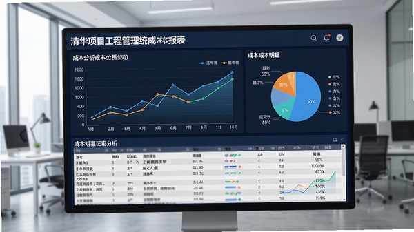 �廪��Ŀ���̹���ϵͳ�ɱ������������棬չʾ��̬����ͼ����ͼ���ɱ���ϸ��������ֱ�ۣ�����Ϊ�ִ�����칫����