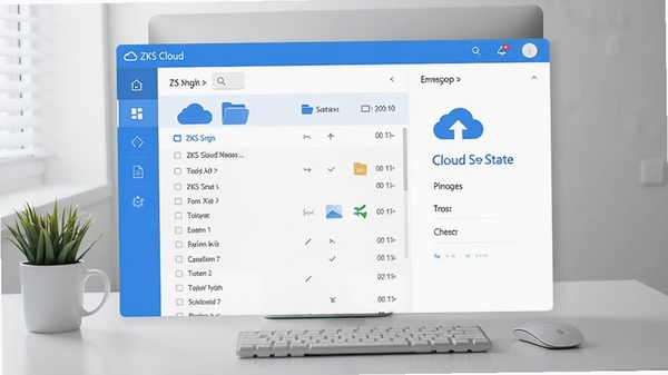 ZKS Cloud�����ͼ����ɫ��Ϊ��ɫ���ɫ��չʾ�ļ�ͬ���б����ƶ˴洢�ռ�״̬��ͼ�����ִ�������Ϊ�ɾ��İ칫���滷��