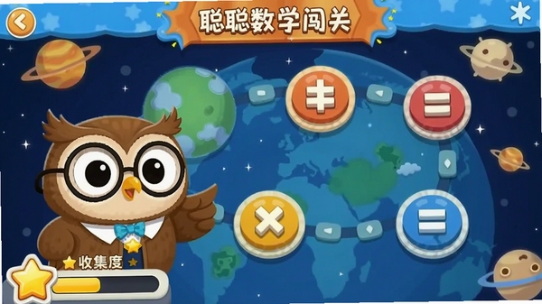 �ϴ���ѧ���ؽ��棬�����ͼ�Ϸֲ�����ؿ��ڵ㣬ÿ���ڵ�����ѧ����ͼ�꣬���½���ʾ�����ռ����ȣ���ɫΪ���۾��Ŀ�ͨèͷӥ��ʦ